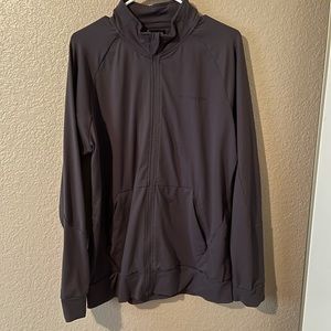 Alphalete Track Jacket Charcoal